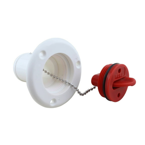 COSMOBETTY Waterproof Gas Cover Cover White Abs 1Pack 8.5*3.3*2.8In For Yacht Use