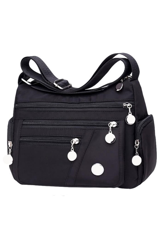 Waterproof Tote Handbag Nylon Crossbody Bag Reusable Tote Compact Bag For Women Multi-Purpose