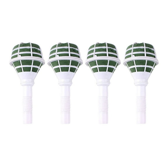 COSMOBETTY Wedding Floral Handle Bouquet Base for Bride Artificial Flower Arrangement Tool in Plastic Multi