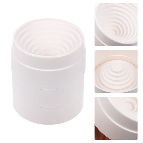 COSMOBETTY White Plastic Flask Stand for Round Bottom Flasks Durable Lab Use