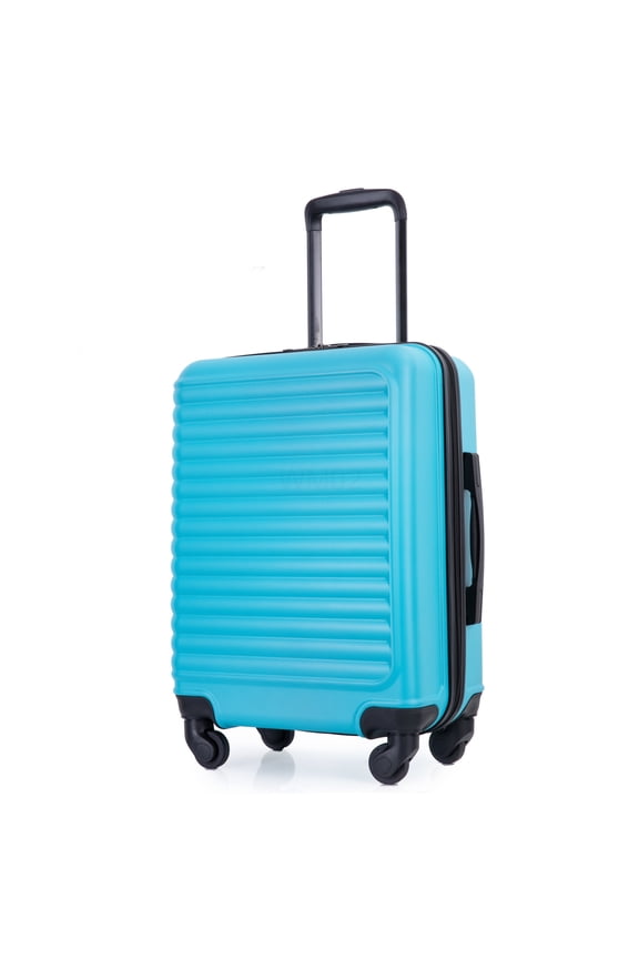 20 Inch Hardside Spinner Luggage, Turquoise Carry On Suitcase with TSA Lock, Lightweight ABS for Weekend Trips