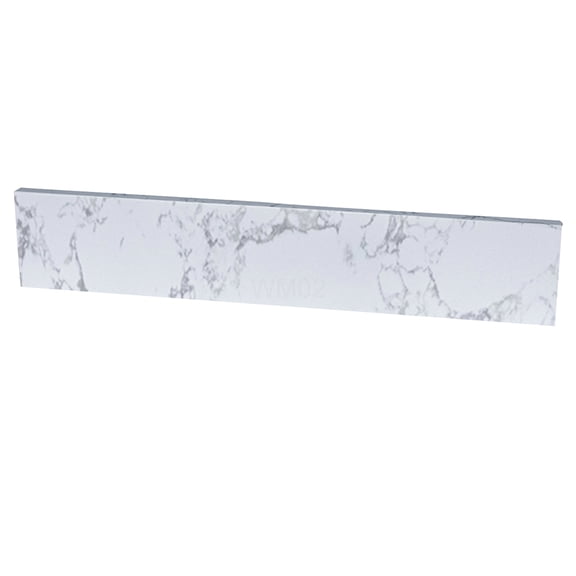 COSMOS 43 inch Carrara White Engineered Stone Vanity Top with Backsplash & Undermount Sink