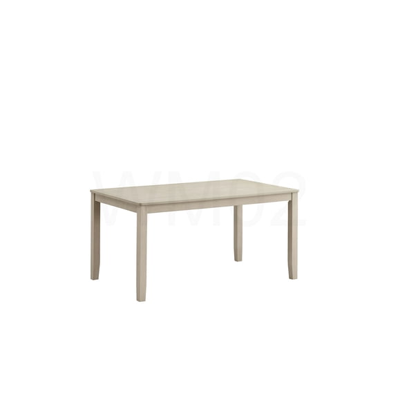 COSMOS Ferris Antique Gray Finish Dining Table, Transitional Style Rectangular Table for Kitchen Dining Room