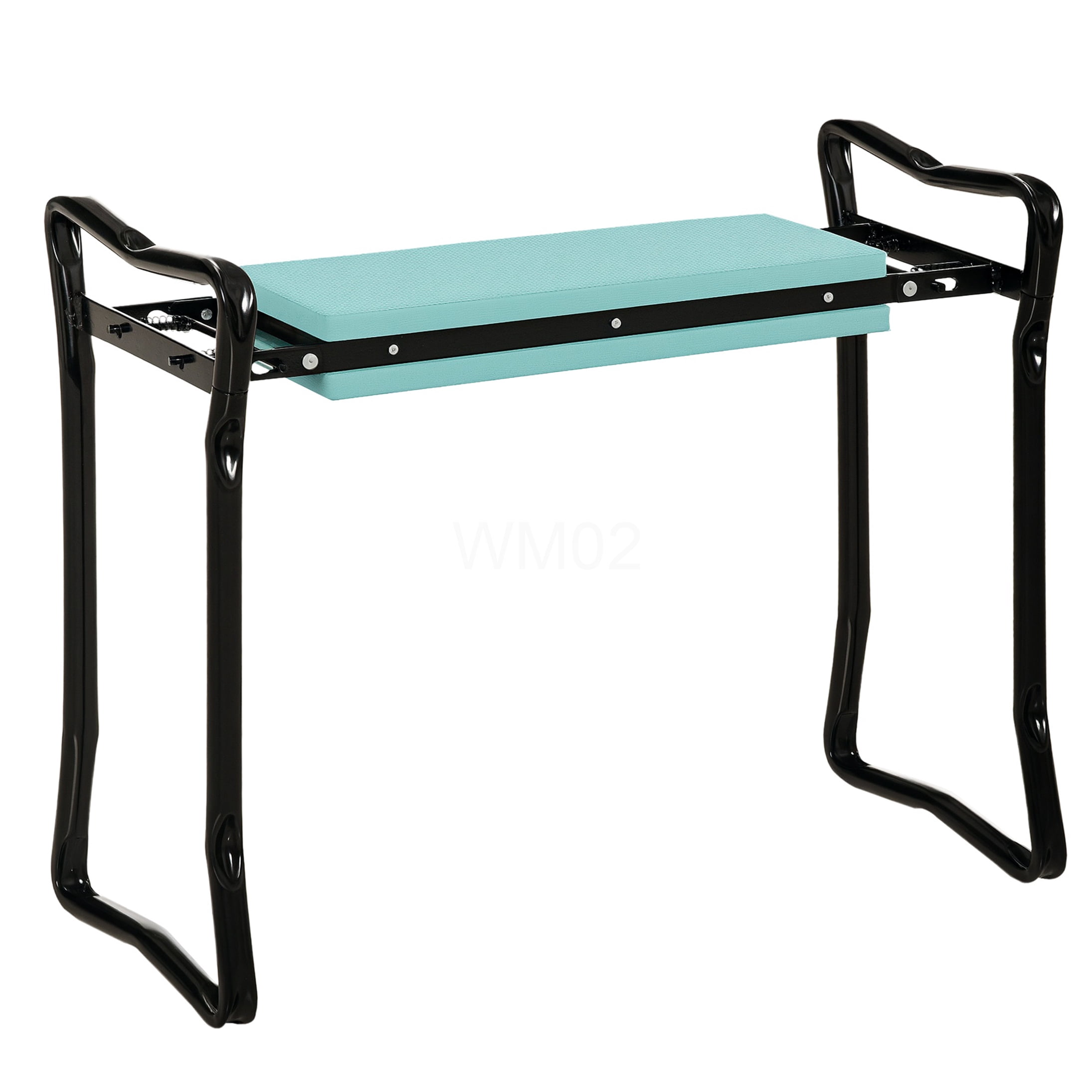 COSMOS Garden Kneeler and Seat, Foldable Padded Kneeling Bench with Steel Frame for Gardening, Green