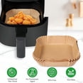 thumbnail image 1 of Air Fryer Liners, 100 Pcs Pre-Cut Parchment Paper for 2.1 Qt Basket, Non-Stick & Disposable, No Folding Needed, Easy Cleanup, 1 of 13
