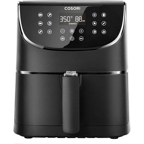 COSORI Air Fryer Max XL(100 Recipes) Electric Hot Oven Oilless Cooker LED Touch Screen with 13 Cooking Functions, Preheat and Shake Reminder, Nonstick Basket, 5.8 QT, DIGITAL-Black