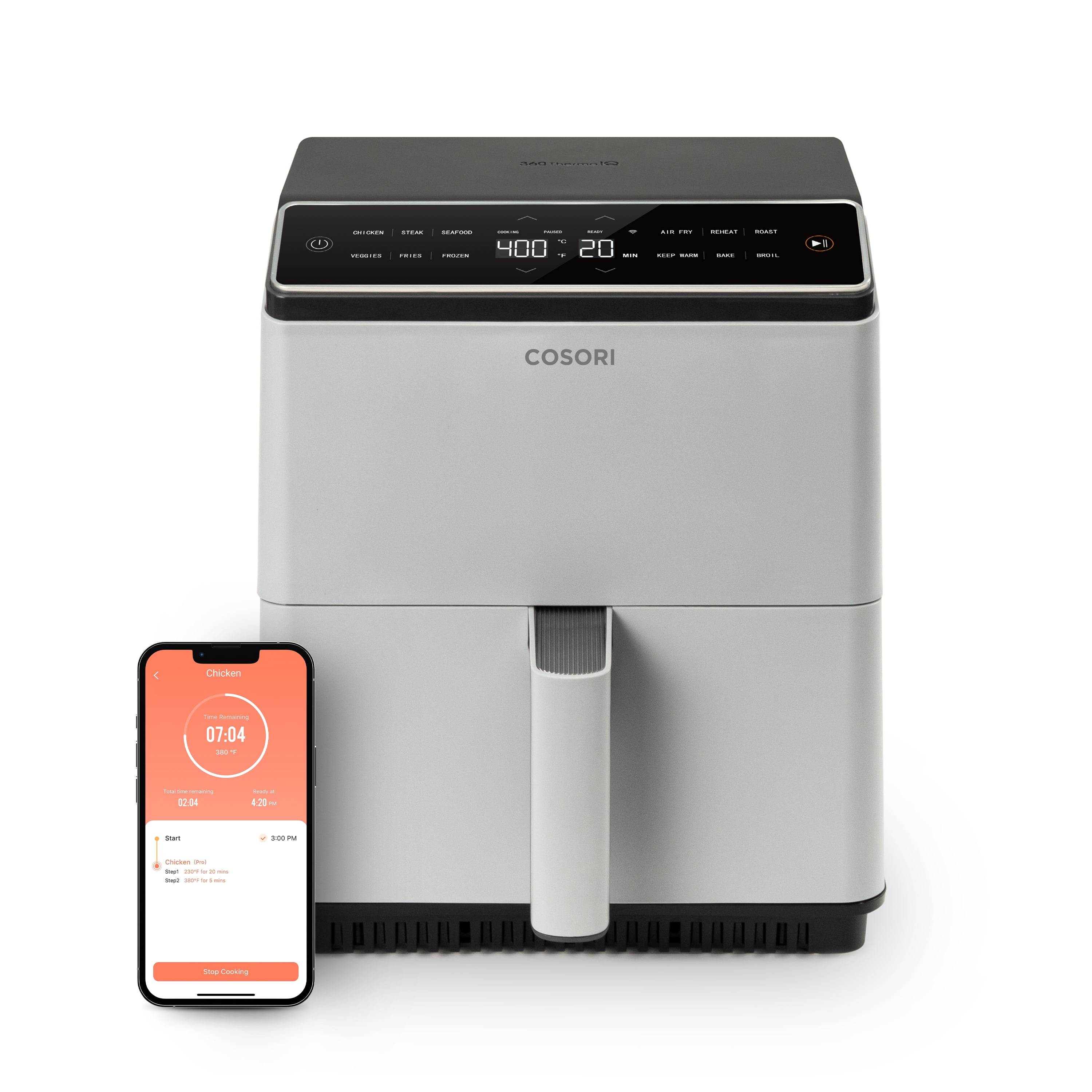 Cosori Dual Blaze 6 8 Quart Smart Air Fryer Dual Heating Elements Cosori Dual Blaze 6 8 Quart Smart Air Fryer Dual Heating Elements