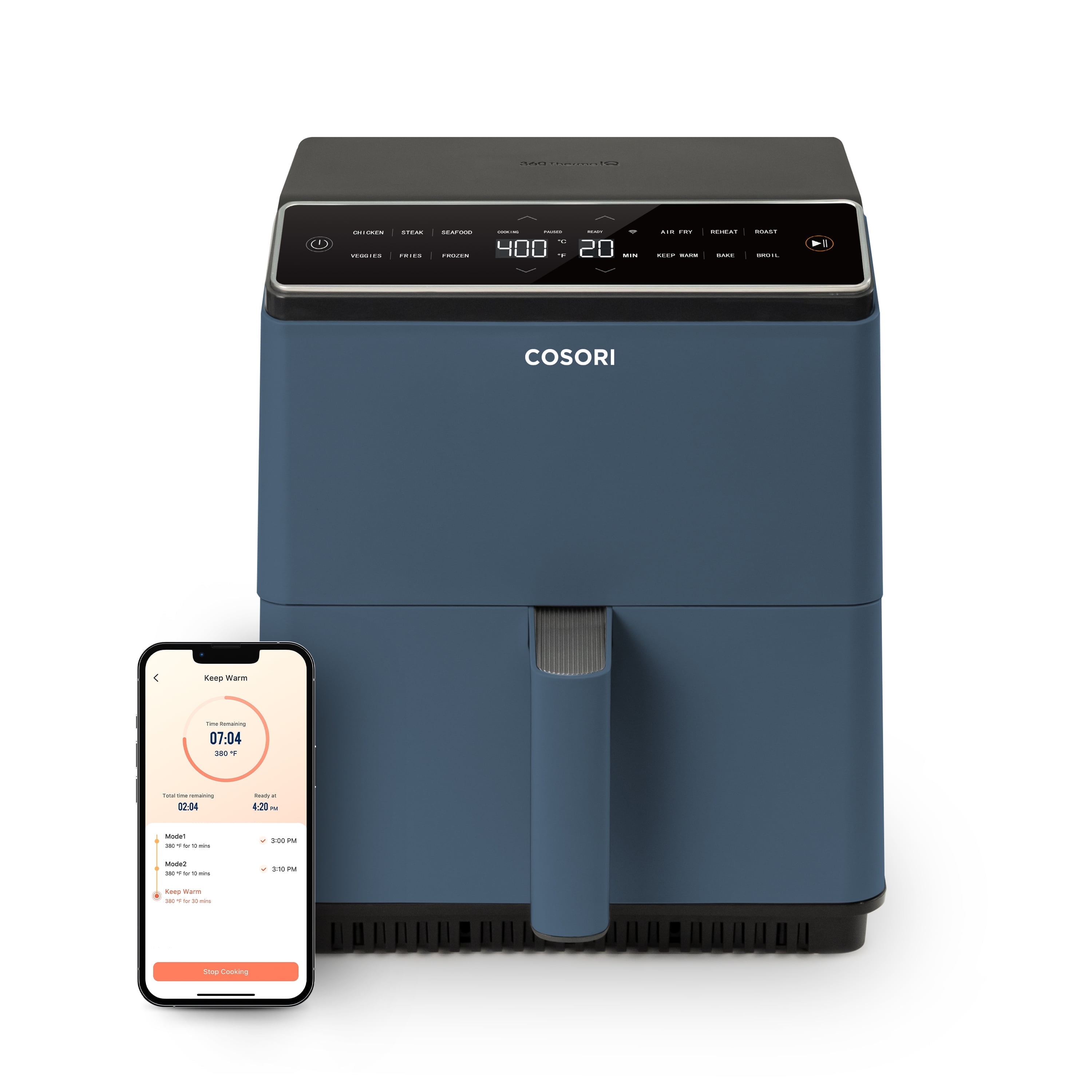 COSORI Dual Blaze 6.8qt Ceramic Coating Smart Air Fryer
