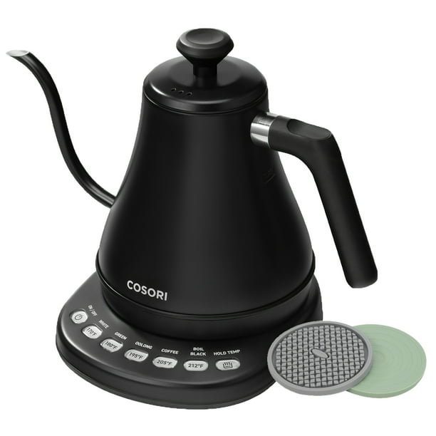 COSORI Gooseneck Kettle Electric with Temperature Control, Stainless