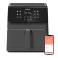 thumbnail image 1 of COSORI Pro II 5.8-Quart Smart Air Fryer, 12 Customizable Cooking Functions including Preheat and Keep Warm, Built-in Shake Reminder, Digital Display, Dark Grey, Bonus Pizza Pan, 1 of 13
