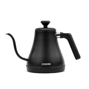 COSORI Smart Gooseneck Kettle Electric with Temperature Control, Stainless Steel , 0.8L, Black