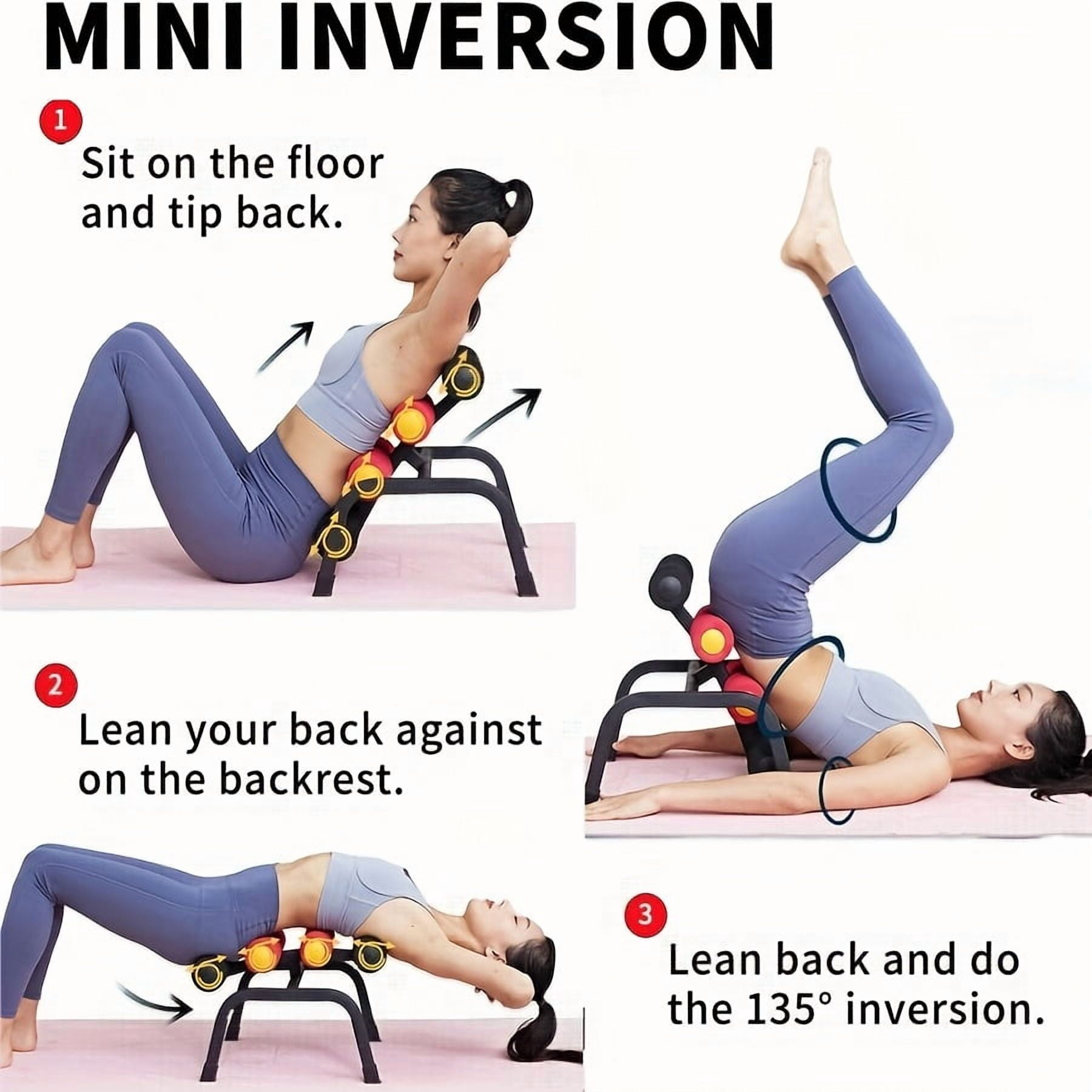 Mini Inversion Tablet COSRXSVR Ab Workout Equipment, Adjustable Ab Trainer Machine for Home ...
