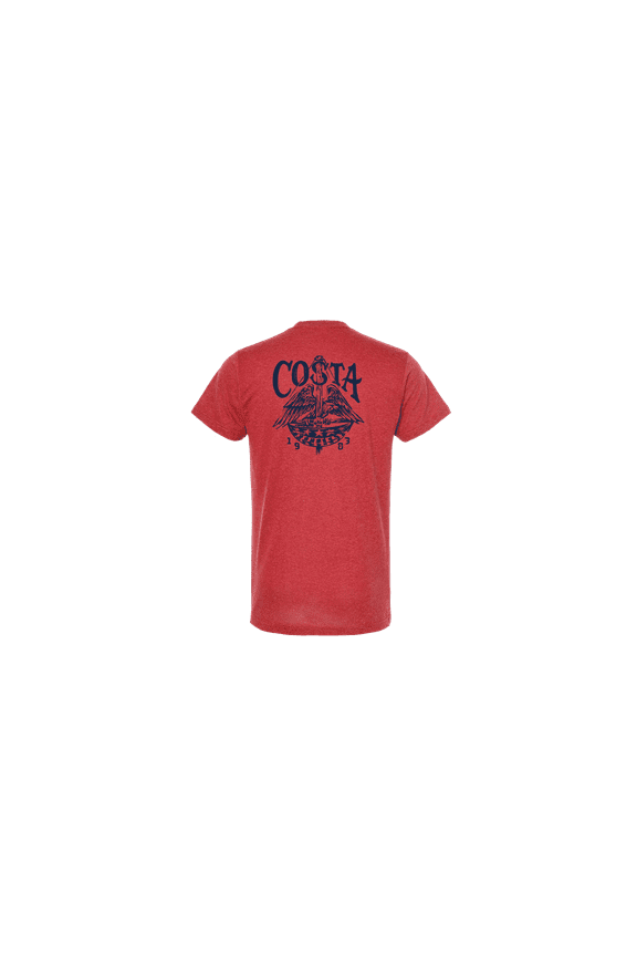 Freedom Eagle Sleeve Heather Red, Small Short Sleeve Shirt