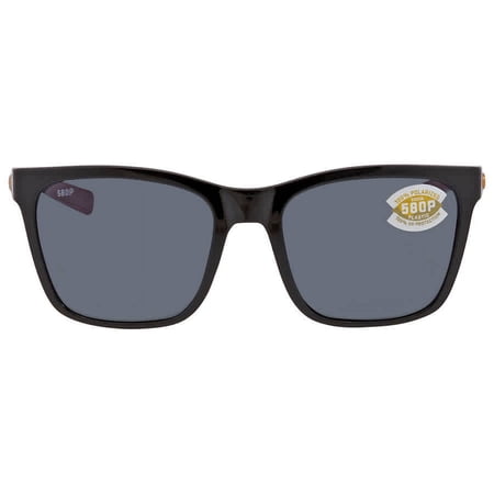 Costa Panga PAG259OGP 580P Sunglasses - Shiny Black/Crystal/Fuchsia/Gray