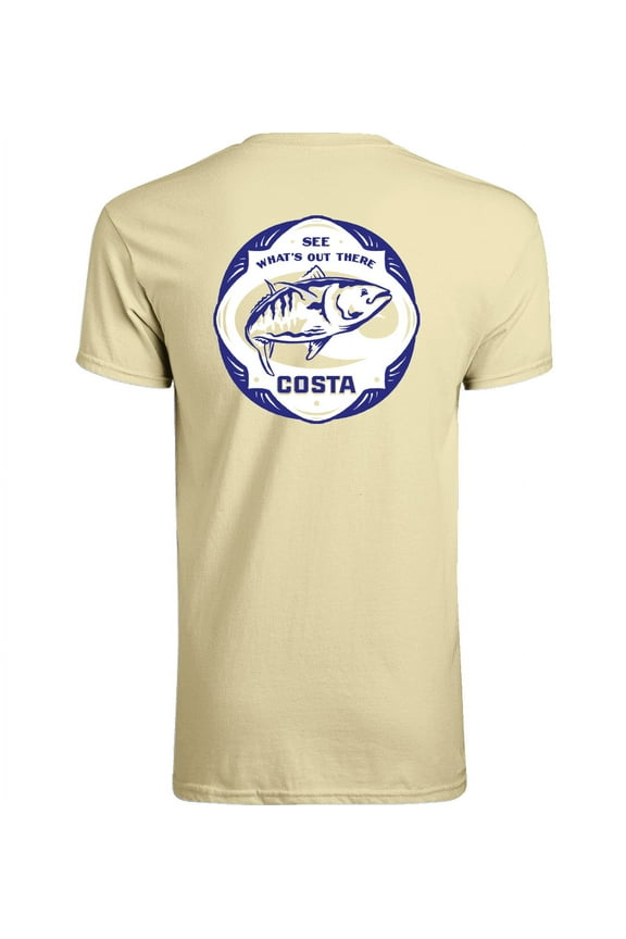 Tech Kona Sleeve Pale Yellow, Large Short Sleeve Shirt