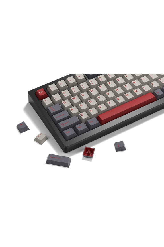 138 Keys Double Shot PBT Keycaps, Cherry Profile Retro Custom Keycaps, No Tear & Never Fades for Mechanical Keyboard, Compatible with 61/64/68/84/87/100/104/108 Cherry MX Switches