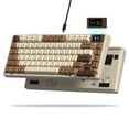 COSTOM Mechanical Keyboard,75% Gaming Keyboard RGB Custom Keyboard with ...