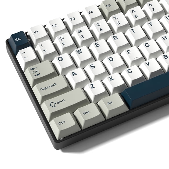 COSTOM PBT Keycaps Set, Double Shot 137 Key Caps,Cherry Profile Custom Keycap for 60 65 75 100 Percent Key Gaming Mechanical Keyboard,Purple