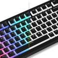 thumbnail image 1 of COSTOM Pudding Keycaps,129 Keyboard Keycap, PBT Shine Through Key caps, Custom OEM Profile Key caps Set, Compatiability for 100%, 75%, 65%, 60% Keyboard,All Black, 1 of 7