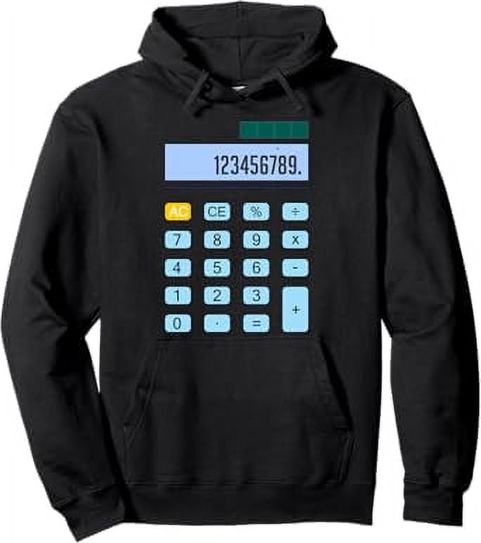 COSTUME PRETEND I'M A CALCULATOR Pullover Hoodie