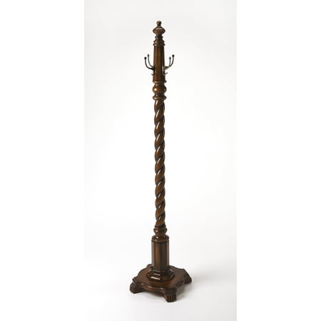 Butler Specialty Masterpiece Costumer Coat Rack In Vintage Oak