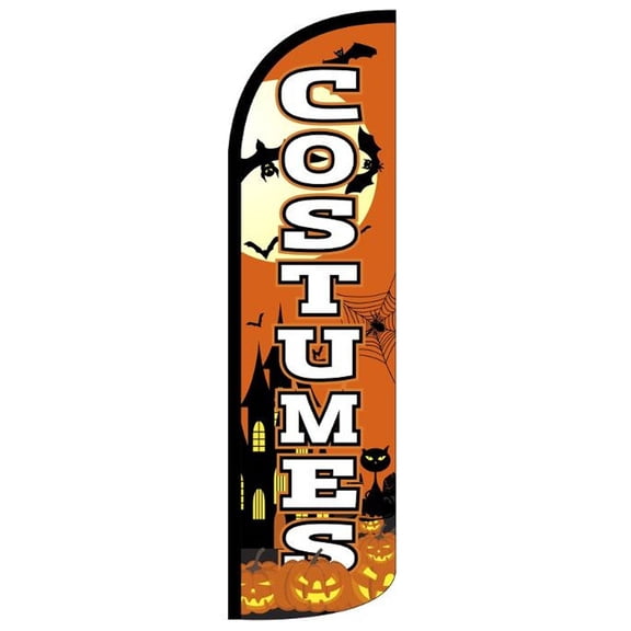 COSTUMES Windless Flag (Hardware Not Included) |Advertisement /Business Flags | Feather Flag |