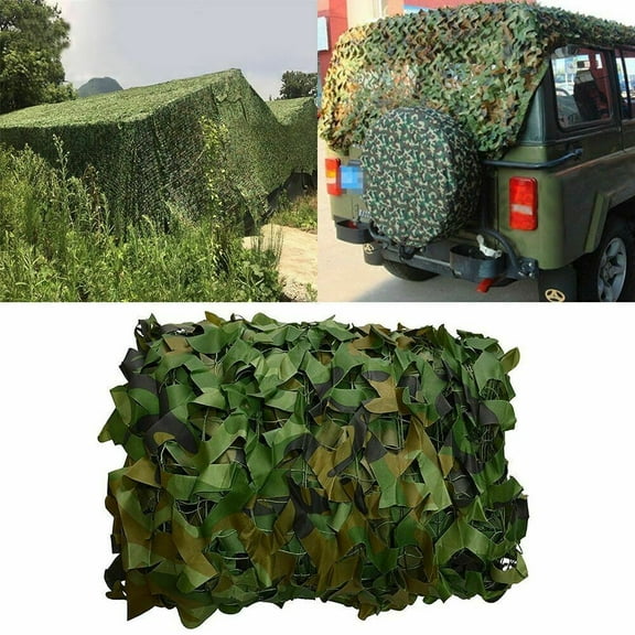 COSTYLE 5x23FT Camo Netting Camouflage Net Sunshade Mesh Nets for Hunting Blind Shooting Military Theme Party Decorations