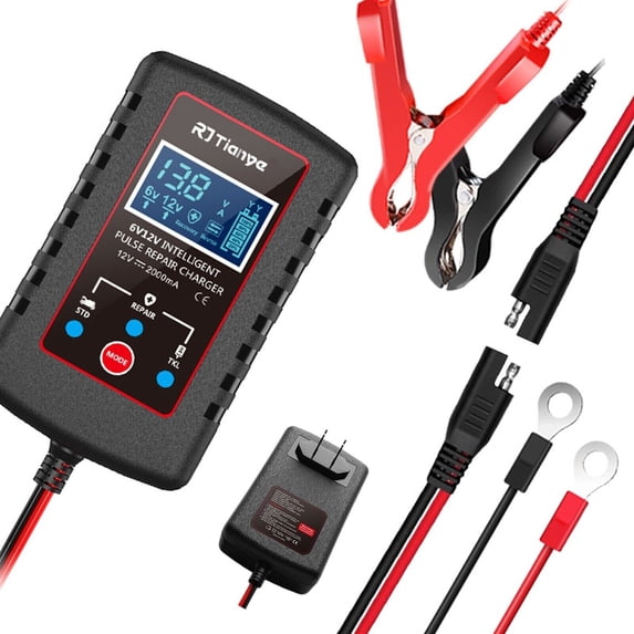 COSTYLE 6V 12V Smart Automatic Battery Charger Maintainer Motorcycle Car Trickle Float