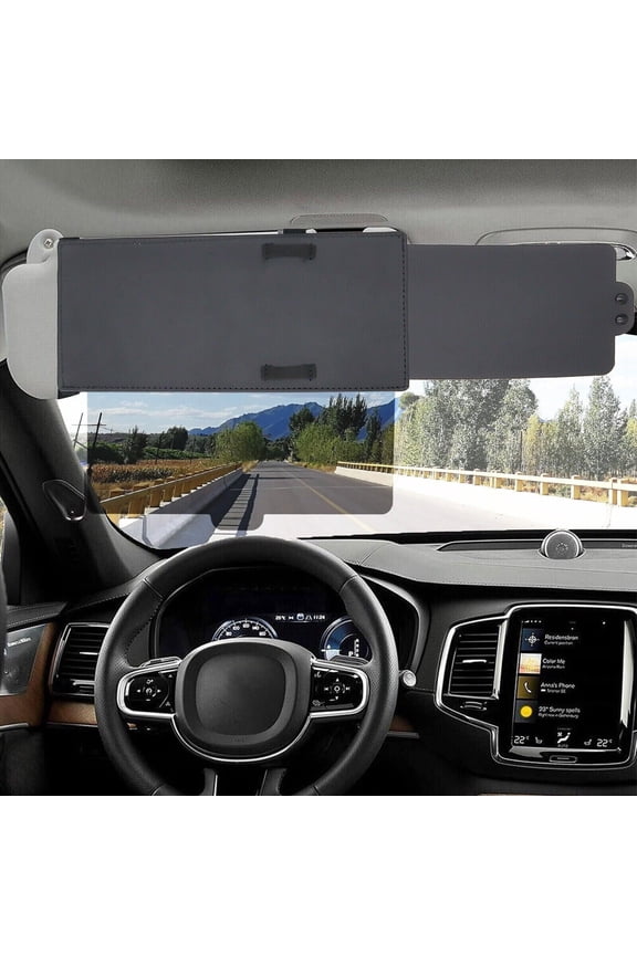 Car Sun Visor Extender Anti-Glare Sunshade Visor Extension for Automotive Interior
