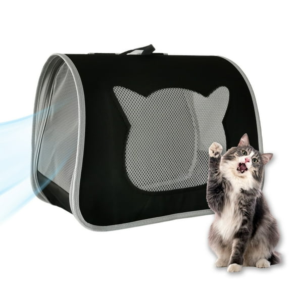 COSTYLE Cat Backpack Pet Carrier Soft-Sided Cat Bag for Medium Small Dog Cat Bunny, Ventilated Mesh Dog Travel Backpack for Outdoor Use