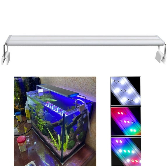 COSTYLE LED Aquarium Light Full Spectrum Aquatic Plant Light Multi-Color Extensible