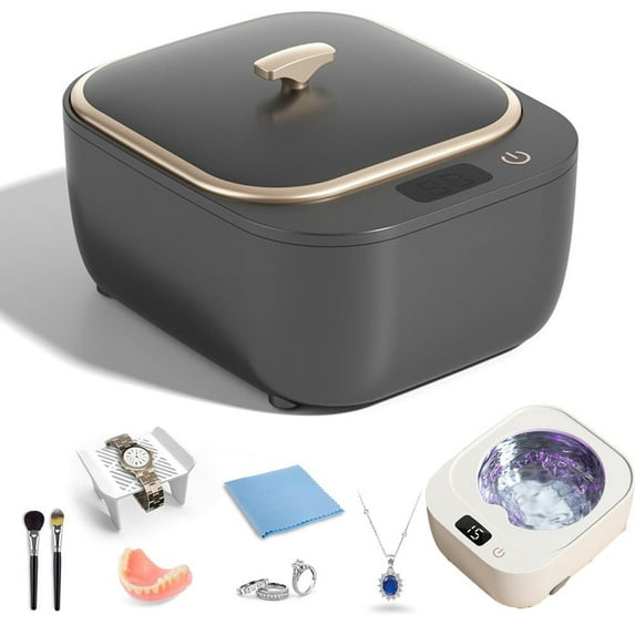 COSTYLE Ultrasonic Cleaner, 22W 48KHz Portable Professional Ultrasonic Cleaner Machine for Cleaning, Eyeglass, Watches, Dentures, Ring, Blade Razor
