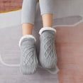 thumbnail image 1 of COSTYLE Women Slipper Socks with Gripper Winter Non Slip Thick Fuzzy Socks Warm Cozy Christmas Gift, 1 of 5
