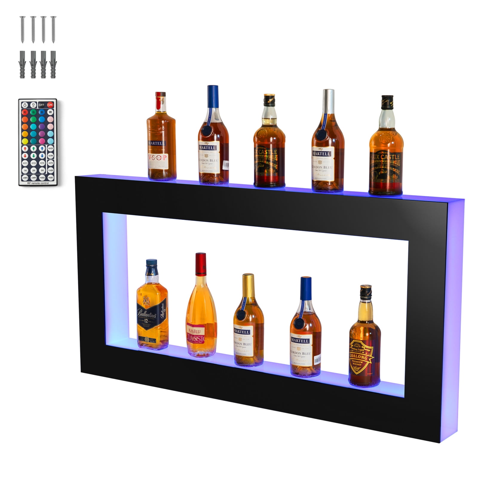 Wall mounted sale liquor display cabinet