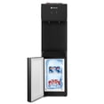 thumbnail image 1 of COSVALVE 5 Gallon Hot & Cold Top Loading Water Dispenser Cooler with Freezer Cabinet, Child Safety Lock, 1 of 9