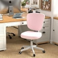 thumbnail image 1 of COSVALVE Height Adjustable Kids Study Desk Boys Girls Students Computer Chair Ergonomic Design with Wheels(Pink), 1 of 16