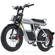 COSWHEEL CT20S 2000W Electric Dirt Bike for Adults, 40+MPH EBike with 20x5 Off-Road Ultra-Wide Fat Tire, 60V 27.5Ah Battery, 100+ Mile Range, 180mm Rear Suspension, UL2849