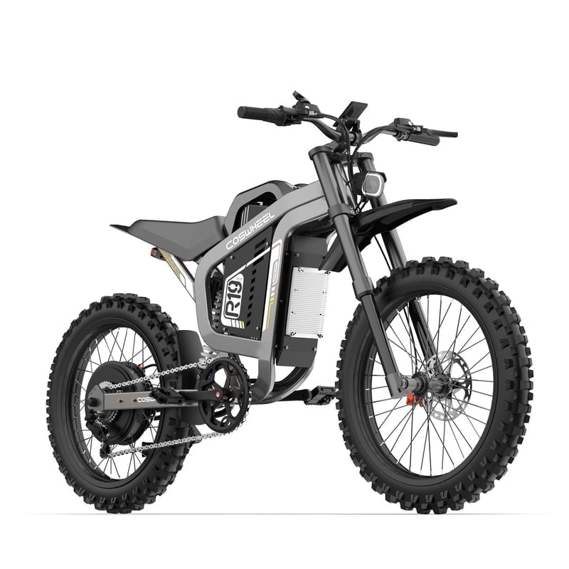COSWHEEL R19 6000W Electric Dirt Bike for Adults, 72V/40Ah, 50 MPH, 19" Off-Road Tires, 120Nm Torque, Full Suspension, NFC Unlock, Mountain Trail E-Bike, UL2849