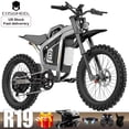 thumbnail image 1 of COSWHEEL R19 Electric Mountain Bike for Adults,9000W(Peak)60MPH E-Bike,Shimano 7-Speed,72V 40AH 125 Mi Max Range Dual Suspension, Hydraulic Disc Brakes, Aluminum Alloy Frame, 1 of 8