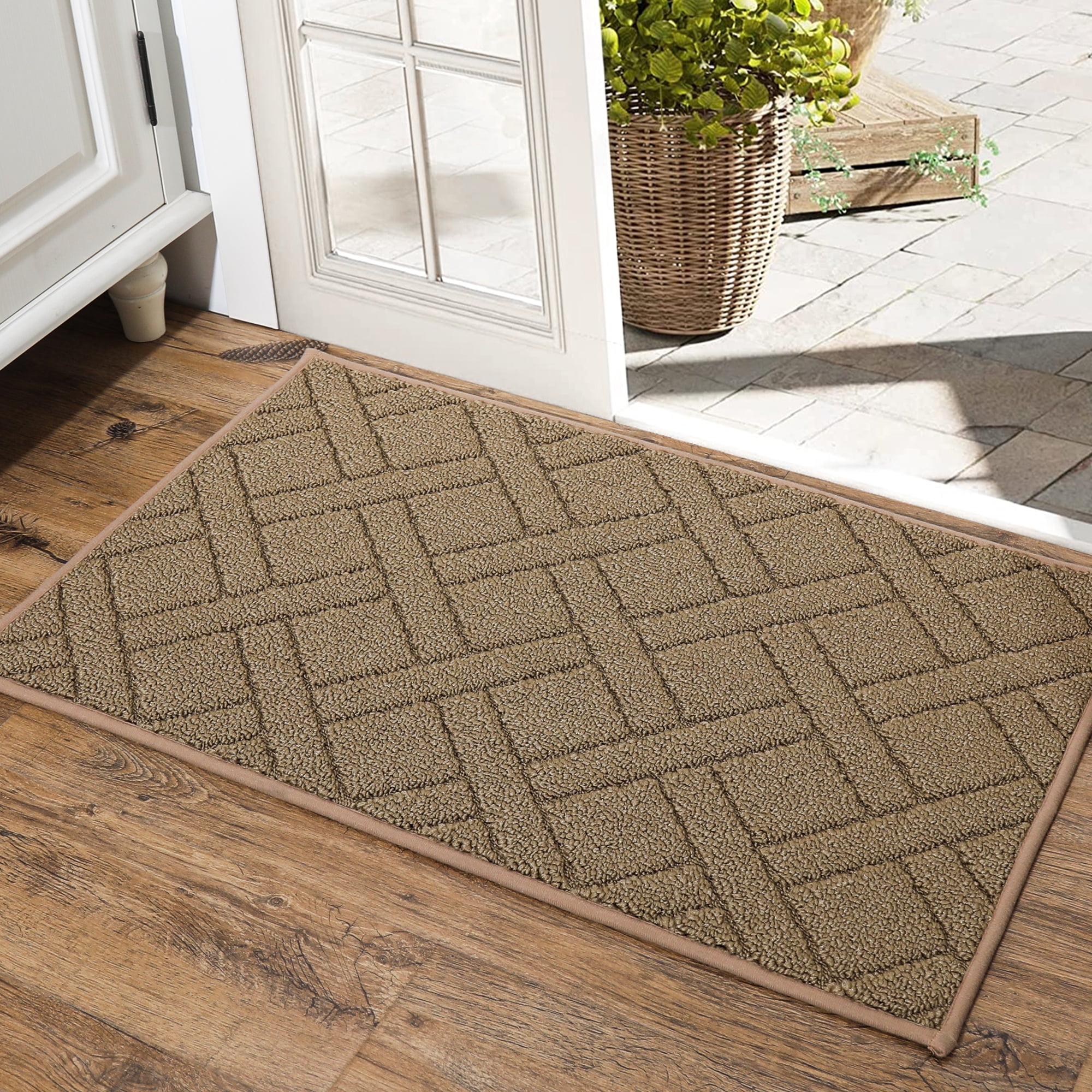"COSY HOMEER 20""x32"" Water Absorbing Entry Doormat with Rubber