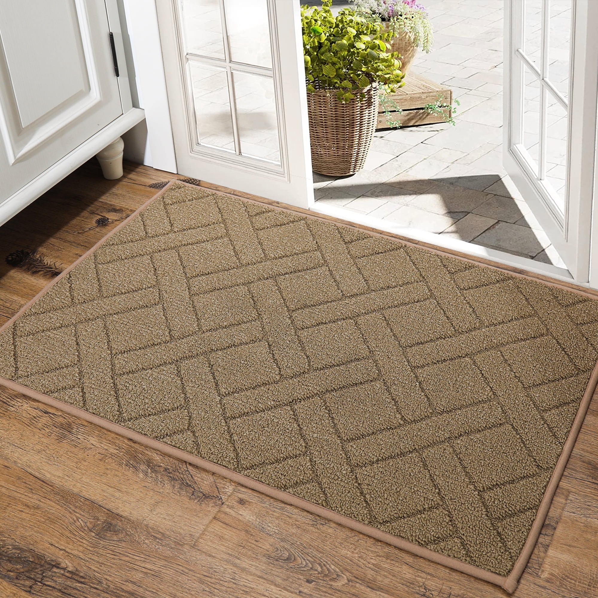 "COSY HOMEER 24""x36"" Water Absorbing Entryway Carpet, NonSlip Indoor