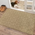 thumbnail image 1 of Floor Hug Doormat Indoor 32"x48", Front Door Mat Non-Slip for Entrance, Absorbent Resist Dirt Door Rug for Inside, Low-Profile Welcome Mat, Entryway Rug Floor Mats Machine Washable, Beige, 1 of 8