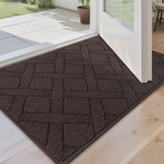 Floor Hug Indoor Dog Doormat, 20"x32", Non-Slip Front Door Mat for Entrance, Absorbent Resist Dirt Door Rug for Inside, Low-Profile Welcome Mat, Entryway Rug Ma