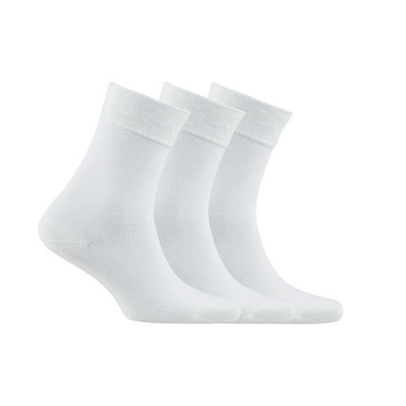 COSYFEEL Women's Bamboo Dress Socks Crew Soft Thin Seamless Toe, 3 Pairs