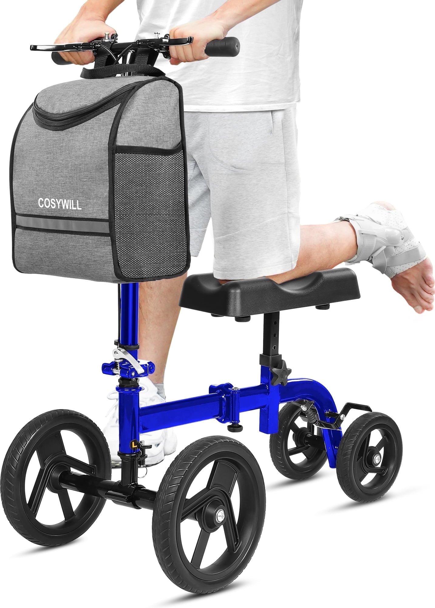 COSYWILL Steerable Knee Scooter,Knee Walker Scooter for Adults