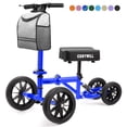thumbnail image 1 of COSYWILL All Terrain Knee Scooter,Knee Walker Scooter for Foot Injuries,Adults Roller Scooter for with 10“ TPU Wheel,Compact Crutches Alternative,Blue, 1 of 9