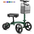 thumbnail image 1 of COSYWILL Steerable Knee Scooter,Economy Knee Walker,All Terrain Foldable Medical Scooter for Foot Injuries Crutches Alternative,Green, 1 of 7