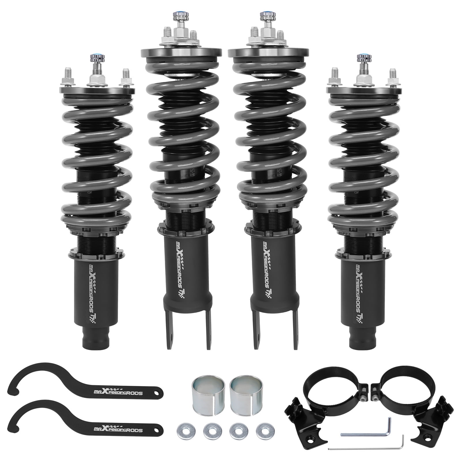 COT7 Adjustable Coilover Suspension Kit Set of 4 for Honda Civic 1988 ...