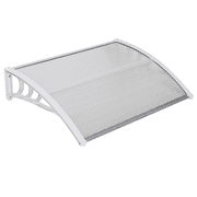 COTINSE 40"x 32" Window Awning for Outside, Front Door Canopy Patio Cover Awnings Exterior Rain and Snow