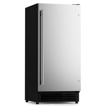 Outbid Commercial Ice Maker, Drainless Under Counter Ice Makers, 22LBS/Day Crescent Ice Maker, Built-in Freestanding Ice Maker Machines with 22lbs Food-grade Storage Bin,ETL Approved